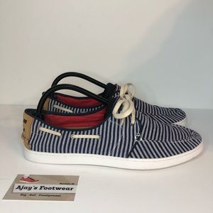 Toms Mens Culver Fabric Closed Toe Boat Shoes Navy